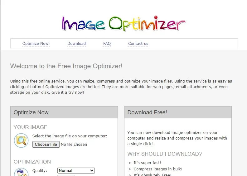 Screenshot Imageoptimizer