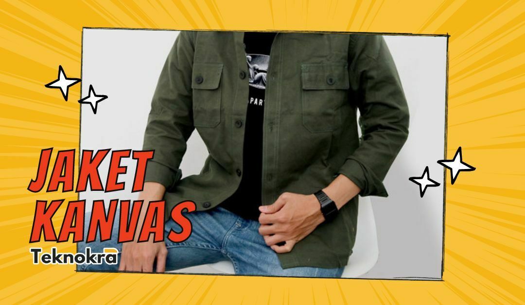 Jaket bahan kanvas